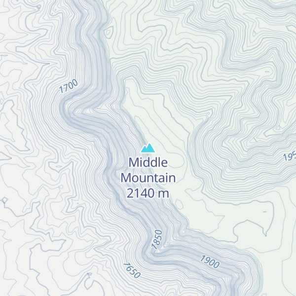 Map of Middle Mountain
