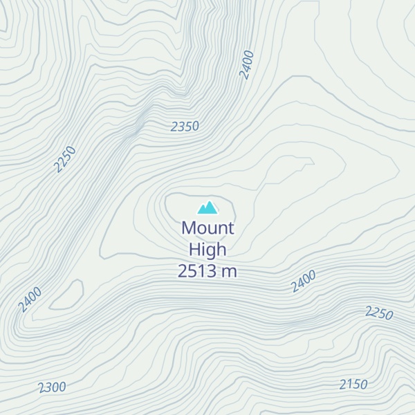 Map of Mount High