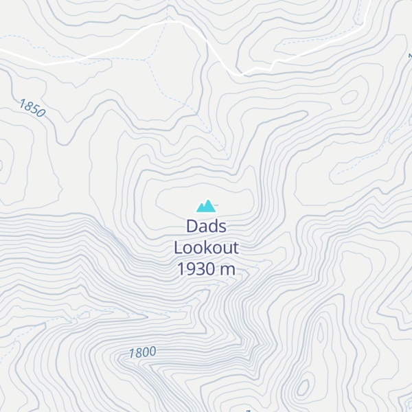 Map of Dads Lookout