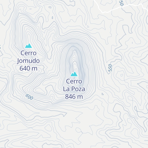 Map of Cerro La Poza