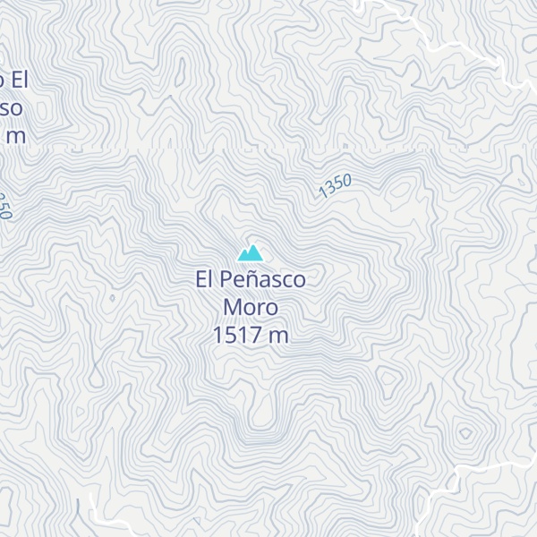 Map of Cerro Los Moros
