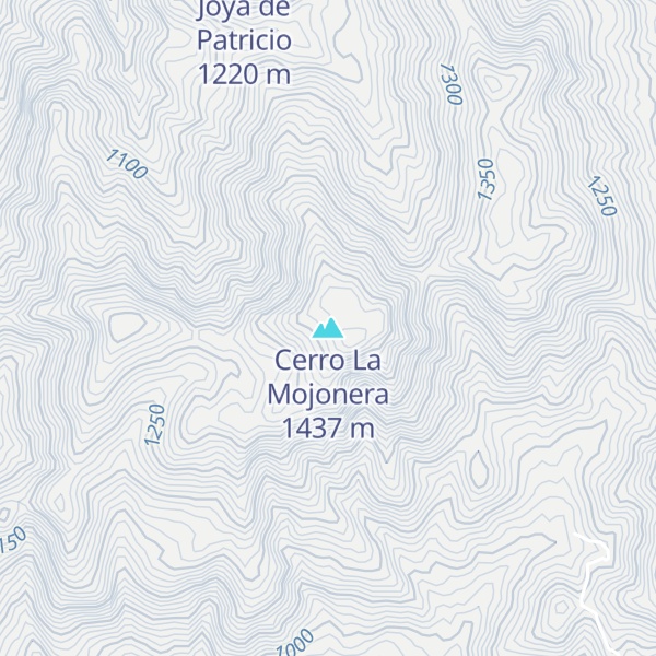 Map of Cerro La Mojonera