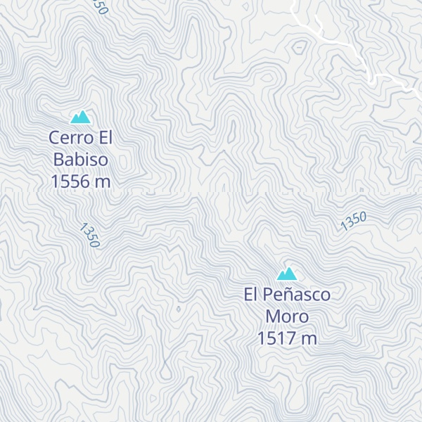 Map of Cerro La Toalla