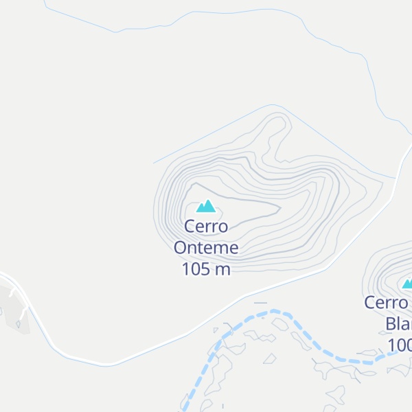 Map of Cerro Onteme