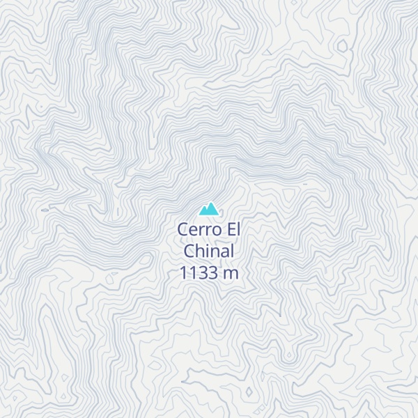 Map of Cerro El Chinal