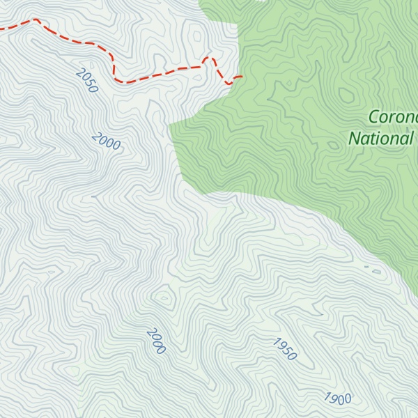 Map of Cobre Grande Mountain