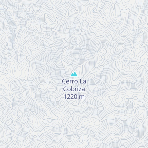 Map of Cerro La Cobriza