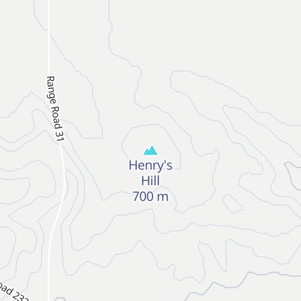 Map of Henry's Hill