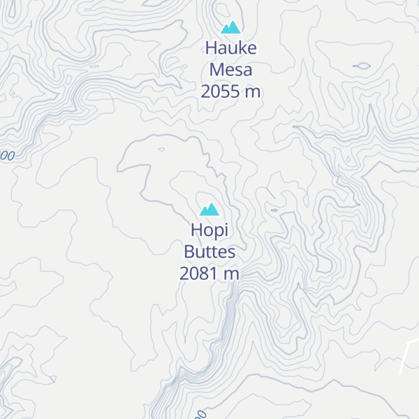 Map of Hopi Buttes