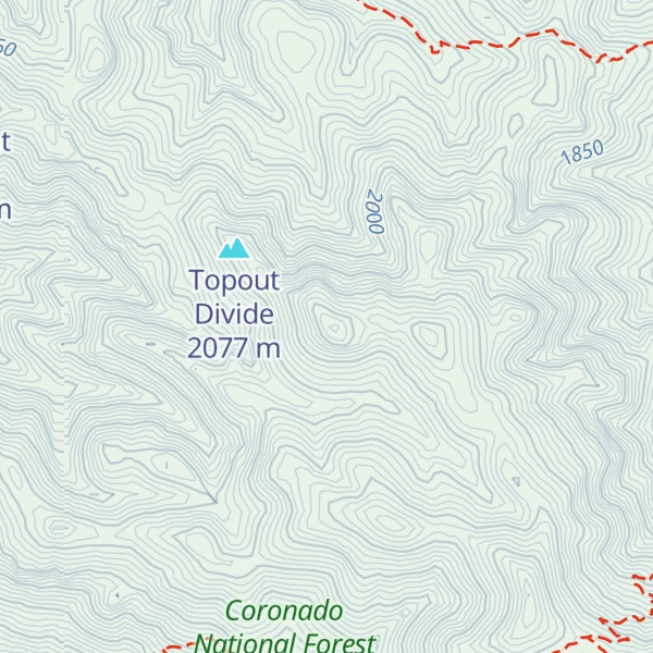 Map of Rockhouse Peak