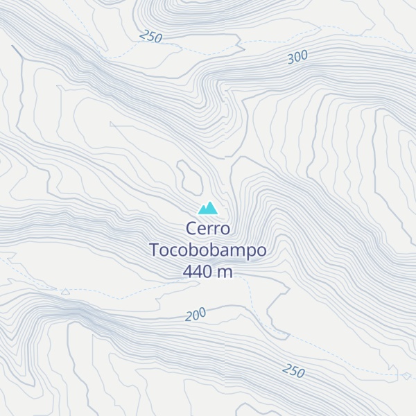 Map of Cerro Tocobobampo