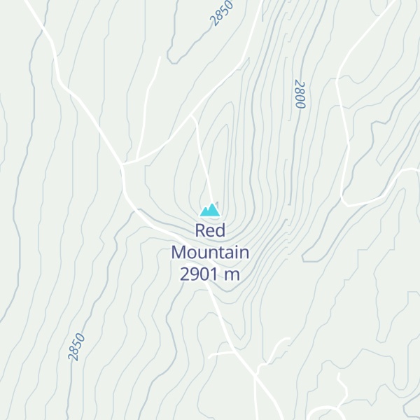 Map of Red Mountain