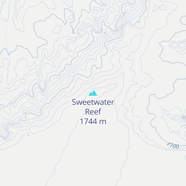 Map of Sweetwater Reef