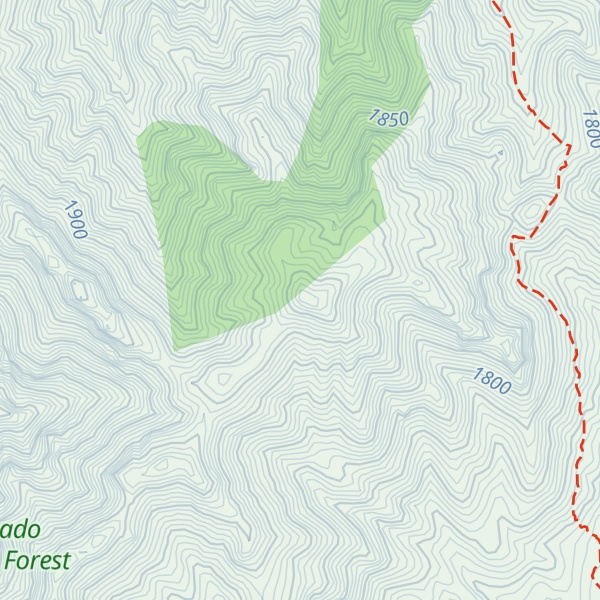 Map of Kielberg Peak