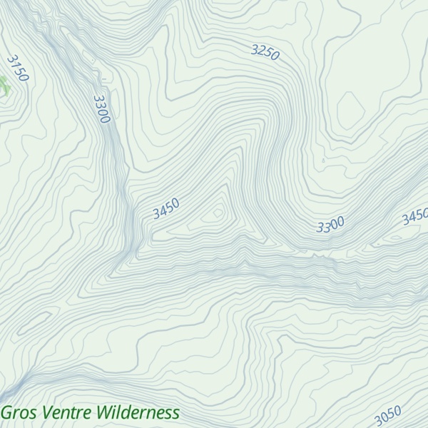 Map of Black Peak