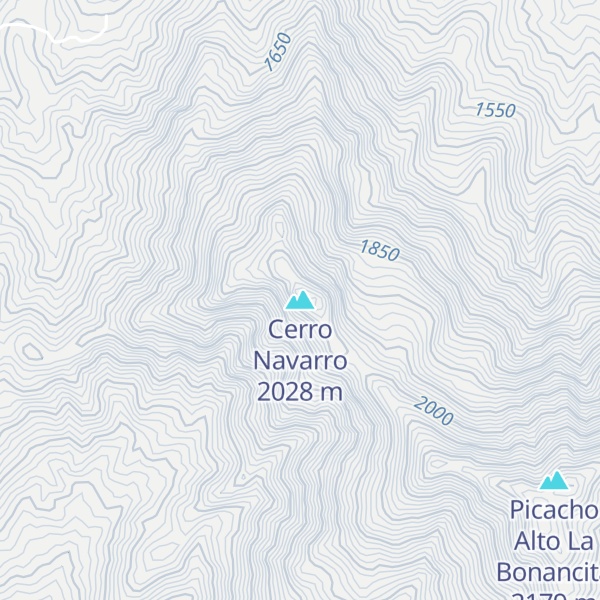 Map of Cerro Navarro