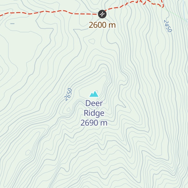 Map of Deer Ridge