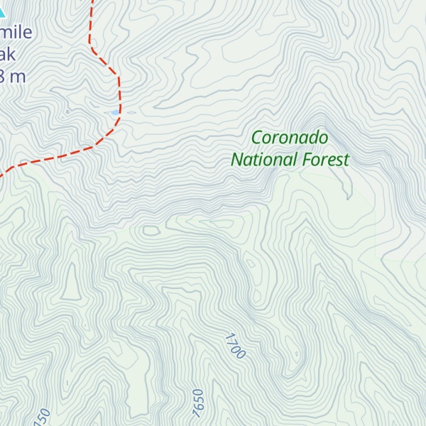 Map of Horse Mountain