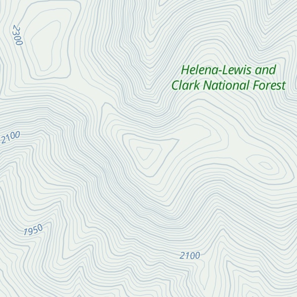 Map of Tollgate Mountain