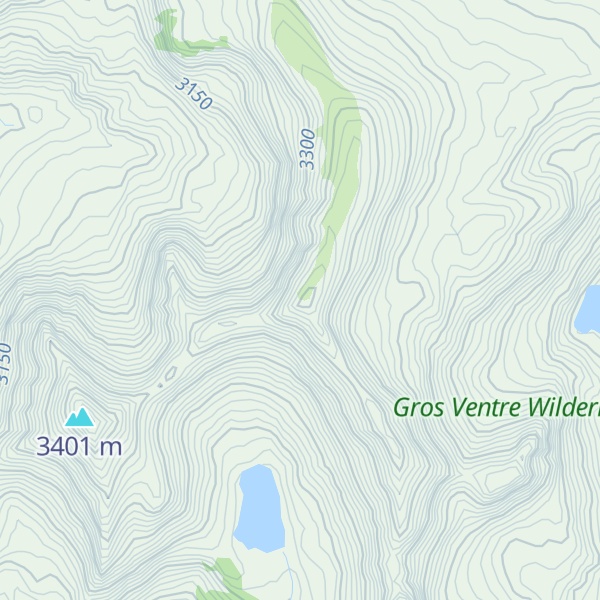 Map of Corner Peak