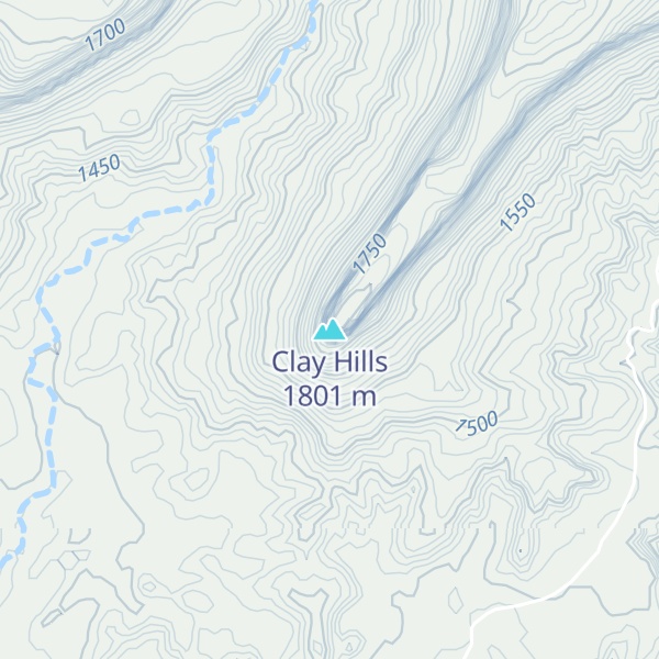 Map of Clay Hills