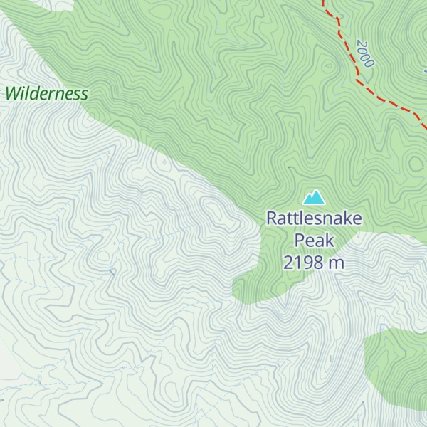 Map of Eureka Peak
