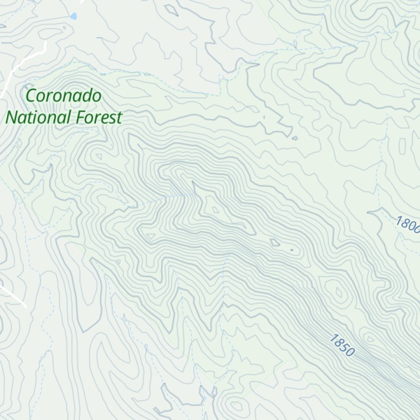 Map of Lone Mountain