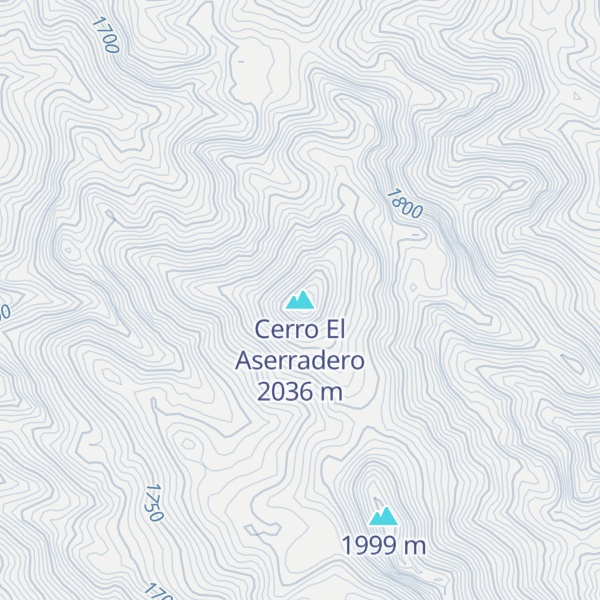 Map of Cerro El Aserradero