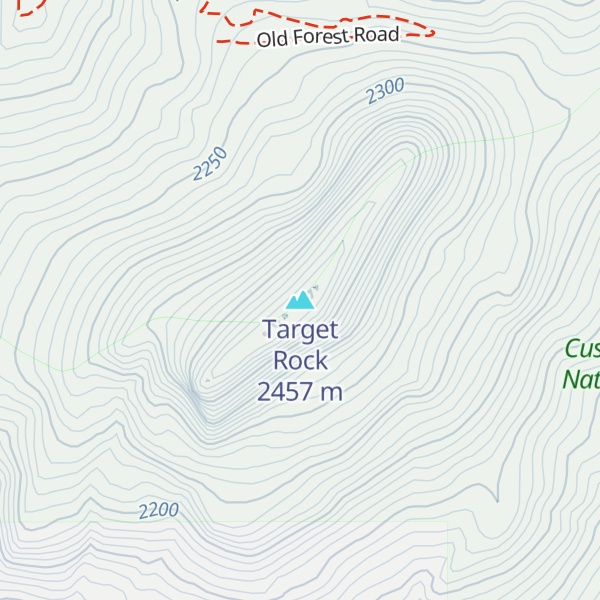 Map of Target Rock