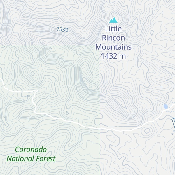 Map of Eagle Peak