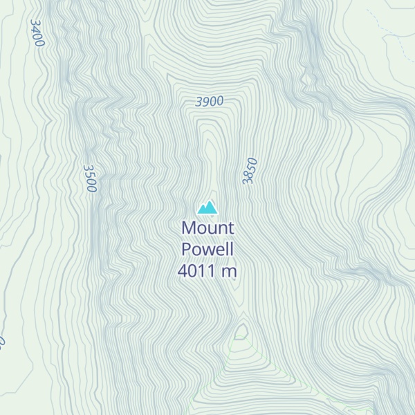 Map of Mount Powell