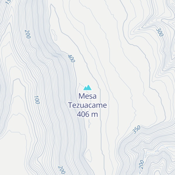 Map of Mesa Tezuacame