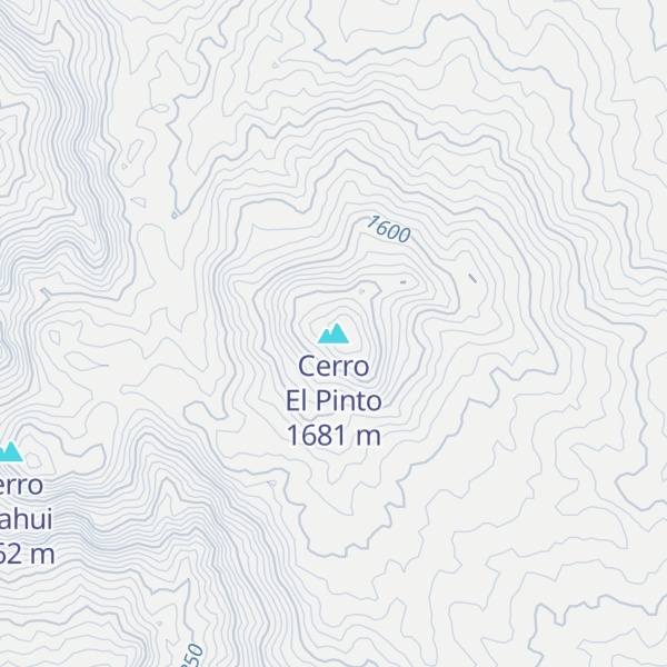 Map of Cerro El Pinto