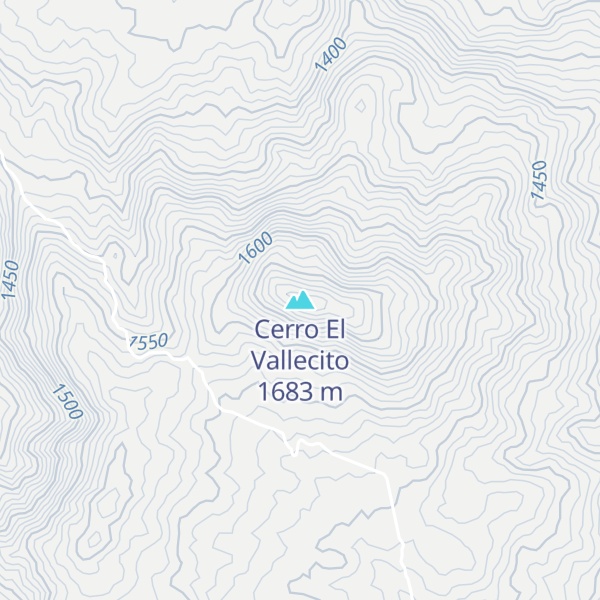 Map of Cerro El Vallecito