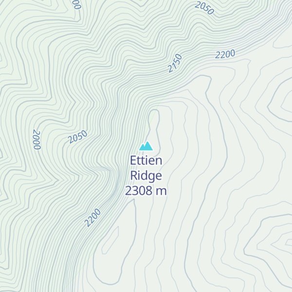 Map of Ettien Ridge