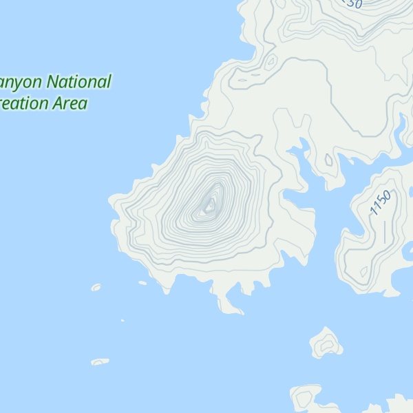 Map of Castle Butte