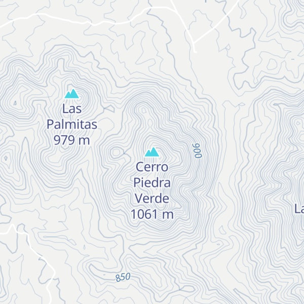Map of Cerro Piedra Verde