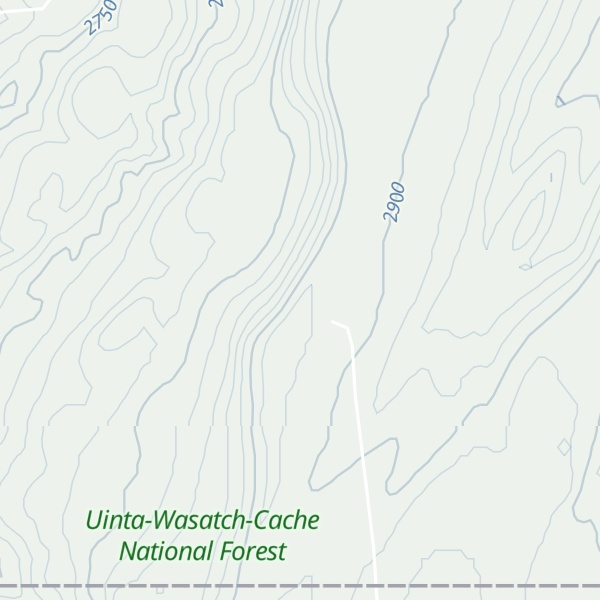 Map of Thunderbolt Mountain