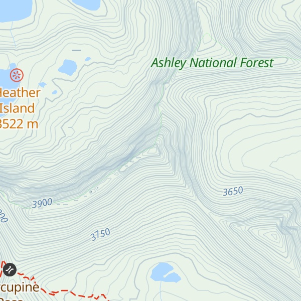 Map of Wilson Peak