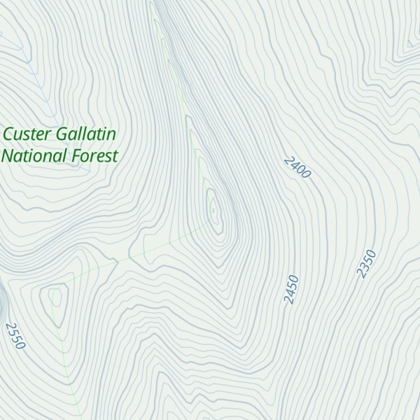 Map of Virginia Peak