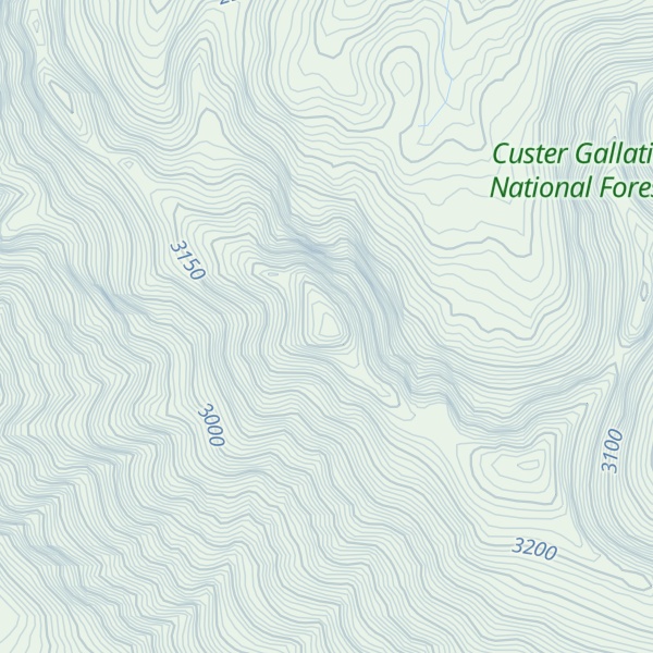 Map of Black Mountain