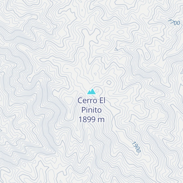 Map of Cerro El Pinito