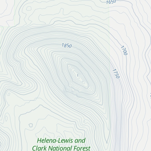 Map of Wolf Butte