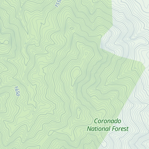 Map of Fox Mountain