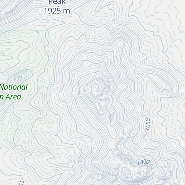 Map of Mustang Mountains