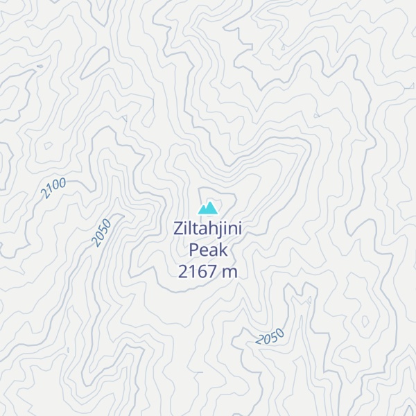 Map of Ziltahjini Peak