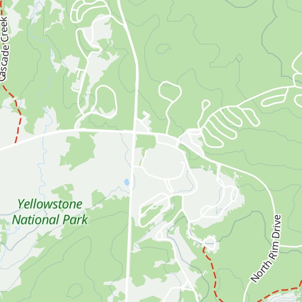 Map of Canyon Visitor Education Center
