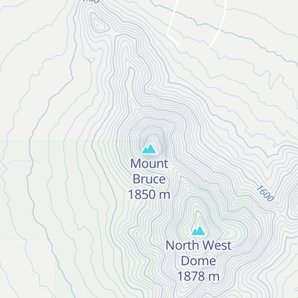 Map of Mount Bruce