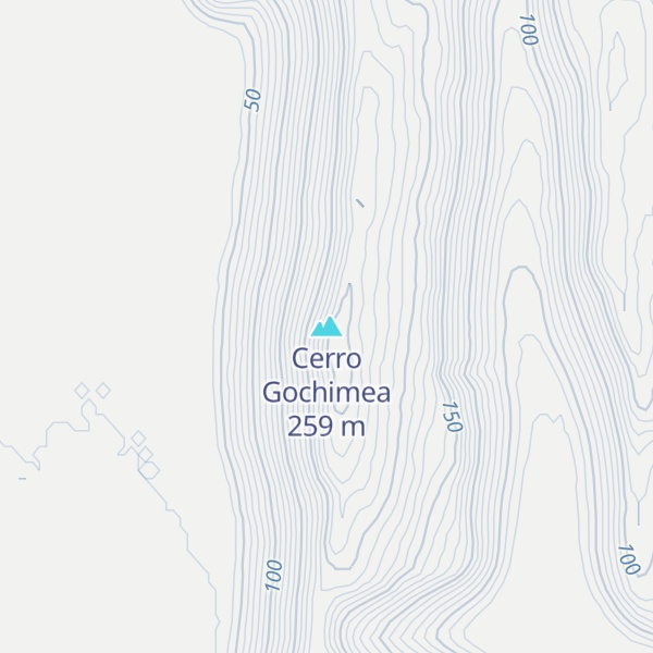 Map of Cerro Gochimea