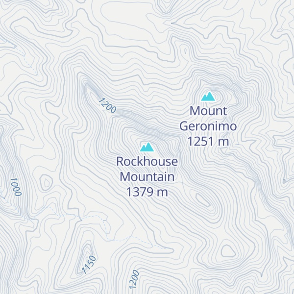 Map of Rockhouse Mountain
